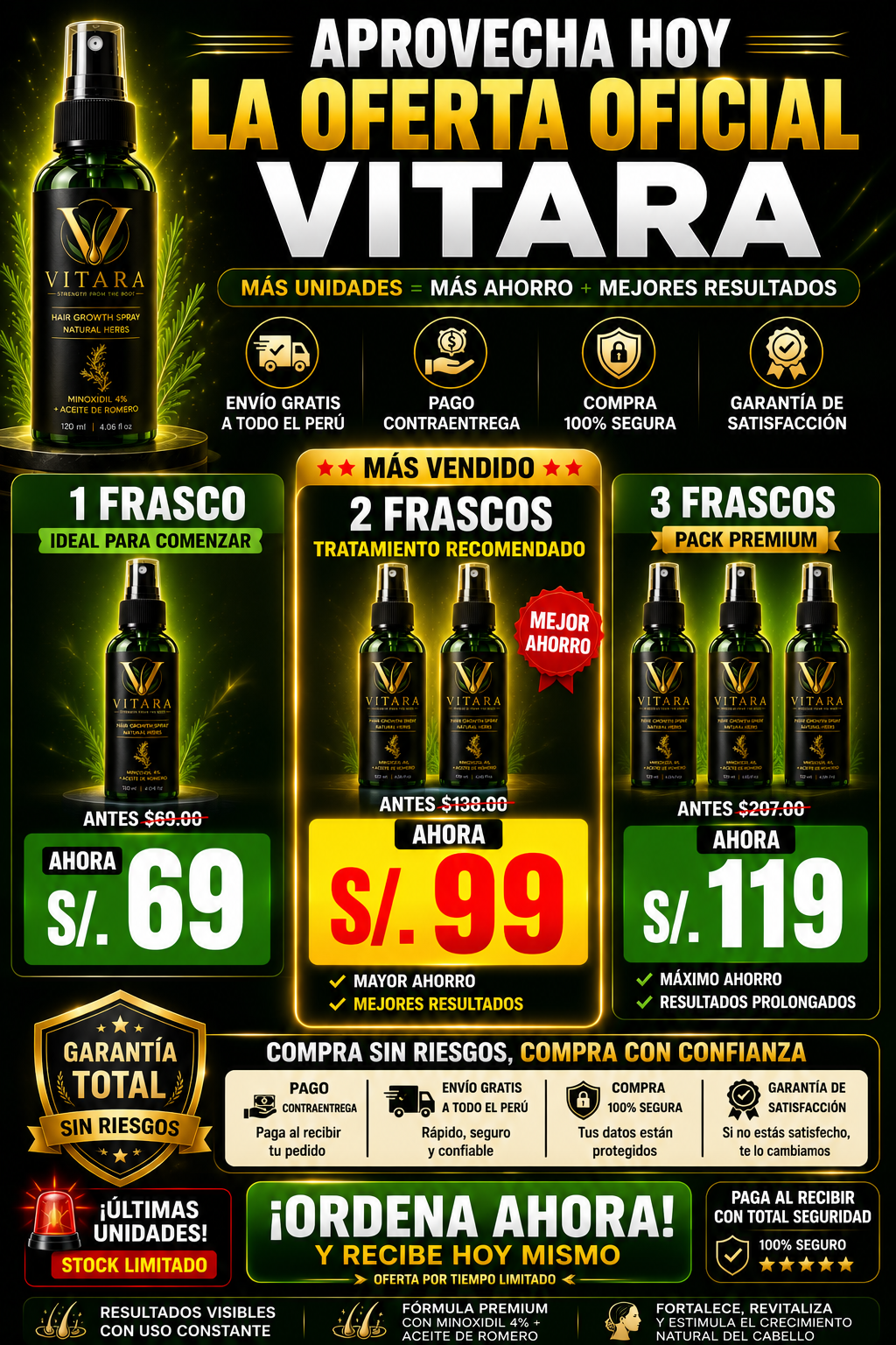 vitara balsamo para el cabello